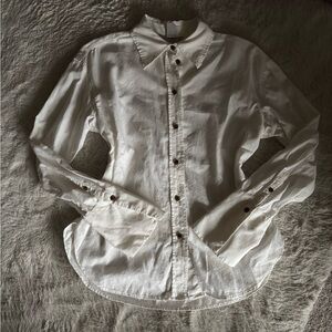 Classic White Button Down Shirt